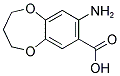 8-AMINO-3,4-DIHYDRO-2H-1,5-BENZODIOXEPINE-7-CARBOXYLIC ACID 结构式