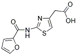 [2-(2-FUROYLAMINO)-1,3-THIAZOL-4-YL]ACETIC ACID 结构式