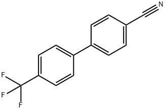 4'-(TRIFLUOROMETHYL)[1,1'-BIPHENYL]-4-CARBONITRILE 结构式