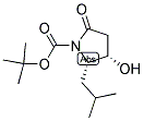 (4S,5S)-N-BOC-5-(2-METHYL-1-PROPYL)-4-HYDROXY-2-PYRROLIDINONE 结构式