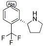 (R)-2-(2-(TRIFLUOROMETHYL)PHENYL)PYRROLIDINE 结构式