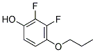 1-HYDROXY-4-PROPYLOXY-2,3-DIFLUOROBENZENE 结构式