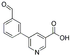5-(3-Formylphenyl)nicotinic acid 结构式