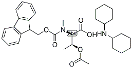 FMOC-D-METHR(AC)-OH DCHA 结构式