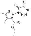 ETHYL 2-[[HYDRAZINO(OXO)ACETYL]AMINO]-4,5-DIMETHYLTHIOPHENE-3-CARBOXYLATE 结构式