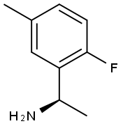 (R)-1-(2-FLUORO-5-METHYLPHENYL)ETHANAMINE 结构式