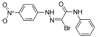 (1E)-2-Anilino-N-(4-nitrophenyl)-2-oxoethanehydrazonoyl bromide 结构式
