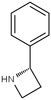 (S)-2-PHENYLAZETIDINE 结构式
