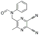 (5,6-DICYANO-3-METHYL-2-PYRAZINYL)METHYL(PHENYL)FORMAMIDE 结构式