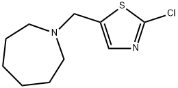 1-[(2-CHLORO-1,3-THIAZOL-5-YL)METHYL]AZEPANE 结构式