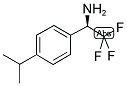 (1R)-2,2,2-TRIFLUORO-1-[4-(METHYLETHYL)PHENYL]ETHYLAMINE 结构式