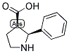 (2S,3R)-2-PHENYL-PYRROLIDINE-3-CARBOXYLIC ACID 结构式