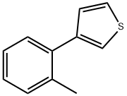 3-(2-Methylphenyl)thiophene 结构式