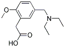 (5-[(DIETHYLAMINO)METHYL]-2-METHOXYPHENYL)ACETIC ACID 结构式