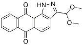 3-(DIMETHOXYMETHYL)-1H-NAPHTHO[2,3-G]INDAZOLE-6,11-DIONE 结构式
