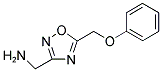 [5-(PHENOXYMETHYL)-1,2,4-OXADIAZOL-3-YL]METHYLAMINE 结构式