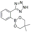 (5-Tetrazolyl-2-phenyl)-5,5-dimethyl-[1,3,2]-dioxa-borinane 结构式