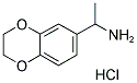 1-(2,3-二氢-苯并[1,4]二氧杂芑-6-基)-乙胺 结构式