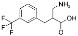 2-AMINOMETHYL-3-(3-TRIFLUOROMETHYL-PHENYL)-PROPIONIC ACID 结构式
