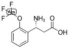 (R)-3-AMINO-3-(2-TRIFLUOROMETHOXY-PHENYL)-PROPIONIC ACID 结构式