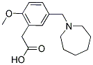 [5-(AZEPAN-1-YLMETHYL)-2-METHOXYPHENYL]ACETIC ACID 结构式