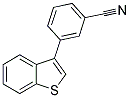 3-(1-Benzothien-3-yl)benzonitrile 结构式
