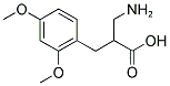 2-AMINOMETHYL-3-(2,4-DIMETHOXY-PHENYL)-PROPIONIC ACID 结构式