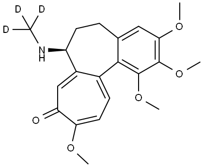 秋水仙胺-D3 结构式