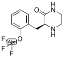 (S)-3-(2-TRIFLUOROMETHOXY-BENZYL)-PIPERAZIN-2-ONE 结构式