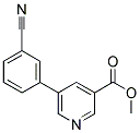 Methyl 5-(3-cyanophenyl)nicotinate 结构式