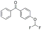 [4-(DIFLUOROMETHOXY)PHENYL](PHENYL)METHANONE 结构式