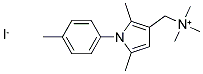 [2,5-DIMETHYL-1-(4-METHYLPHENYL)-1H-PYRROL-3-YL]-N,N,N-TRIMETHYLMETHANAMINIUM IODIDE 结构式