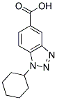 1-环己基-1H-苯并三唑-5-羧酸 结构式