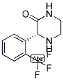 (R)-3-(2-TRIFLUOROMETHYL-PHENYL)-PIPERAZIN-2-ONE 结构式