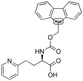 (R)-2-(9H-FLUOREN-9-YLMETHOXYCARBONYLAMINO)-4-PYRIDIN-2-YL-BUTYRIC ACID 结构式