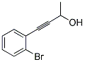 4-(2-BROMOPHENYL)-3-BUTYN-2-OL 结构式