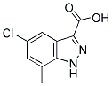 5-CHLORO-7-METHYL-3-INDAZOLECARBOXYLIC ACID 结构式