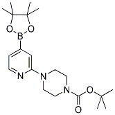 2-(4-TERT-BUTOXYCARBONYLPIPERAZINYL)PYRIDINE-4-BORONIC ACID, PINACOL ESTER 结构式