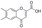 6,7-DIMETHYL-4-OXO-4H-CHROMENE-2-CARBOXYLIC ACID 结构式