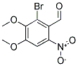 2-BROMO-3,4-DIMETHOXY-6-NITRO-BENZALDEHYDE 结构式