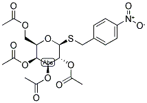 4-NITROBENZYL 2,3,4,6-TETRA-O-ACETYL-1-THIO-BETA-D-GALACTOPRYRANOSIDE 结构式