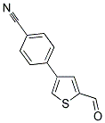 4-(5-FORMYL-3-THIENYL)BENZONITRILE 结构式