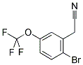 2-Bromo-5-(trifluoromethoxy)phenylacetonitrile 结构式