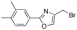 4-BROMOMETHYL-2-(3,4-DIMETHYL-PHENYL)-OXAZOLE 结构式