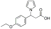3-(4-ETHOXYPHENYL)-3-(1H-PYRROL-1-YL)PROPANOIC ACID 结构式