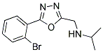 N-[[5-(2-BROMOPHENYL)-1,3,4-OXADIAZOL-2-YL]METHYL]-N-ISOPROPYLAMINE 结构式