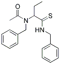 N-BENZYL-N-(1-[(BENZYLAMINO)CARBONOTHIOYL]PROPYL)ACETAMIDE 结构式