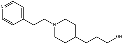 3-[1-(2-PYRIDIN-4-YL-ETHYL)-PIPERIDIN-4-YL]PROPAN-1-OL 结构式