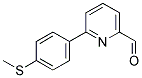 6-(4-甲巯基苯基)吡啶-2-醛 结构式