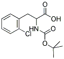 Boc-2-chloro-DL-phenylalanine 结构式
